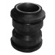 Rubber mounting for spring