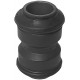 Rubber mounting for spring