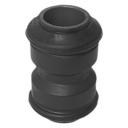 Rubber mounting for spring