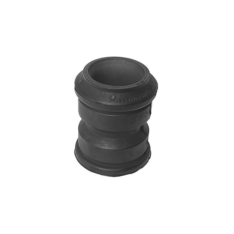 Rubber mounting for spring