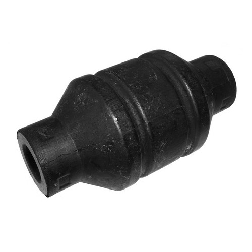 Rubber metal bushing, shock absorber
