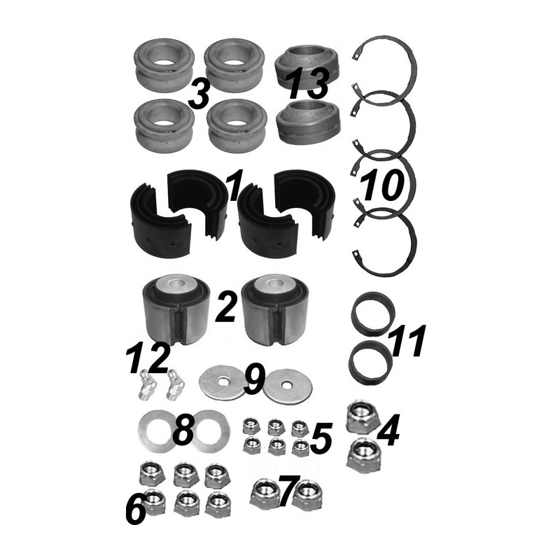Reparatursatz Stabilisator, hinten
