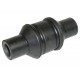 Rubber bushing, shock absorber, front and rear