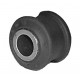 Rubber metal bushing, shock absorber